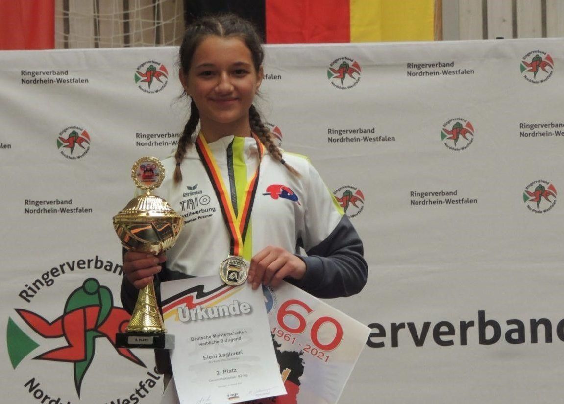 Eleni Zagliveri wird Vizedeutsche Meisterin