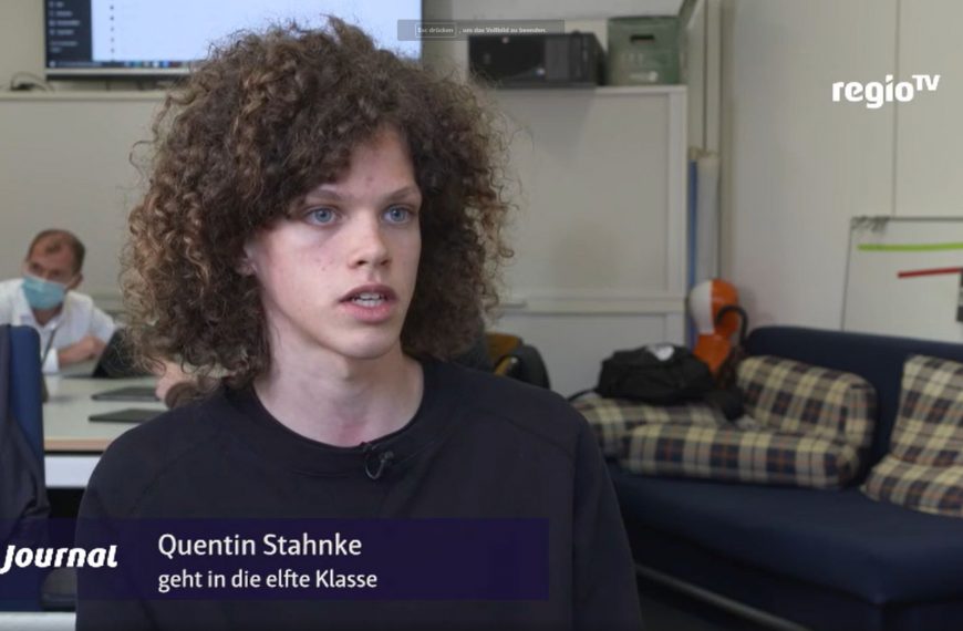 regioTV: Kein Signal, kein Problem: Schüler lösen IT-Probleme am Otto-Hahn-Gymnasium