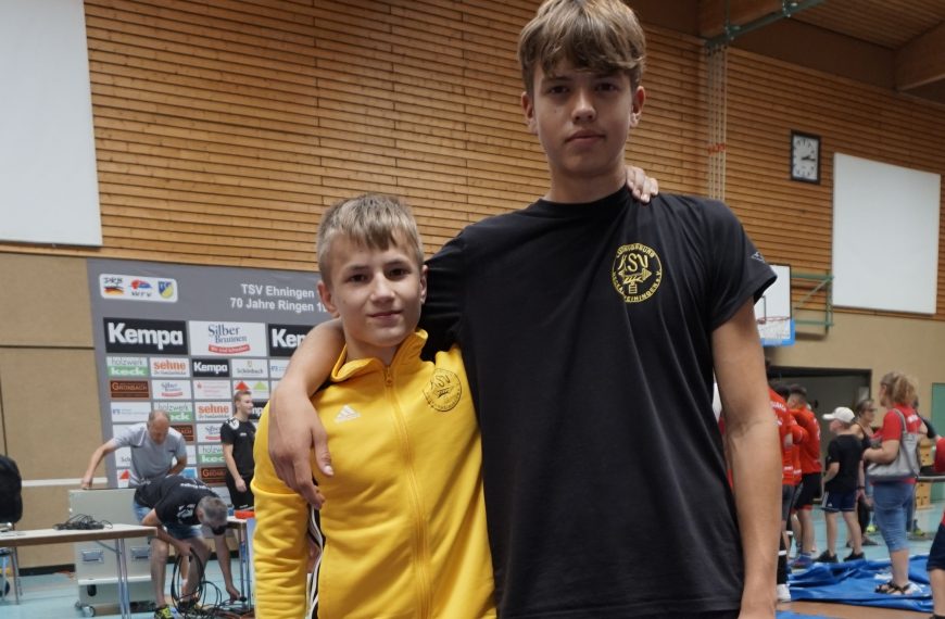 U15 OHG-Ringer erfolgreich auf den Württembergischen Meisterschaften