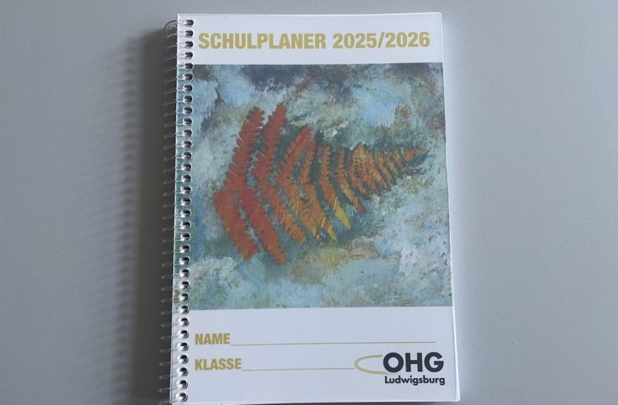Nachverkauf Schulplaner am Mo 15.09.