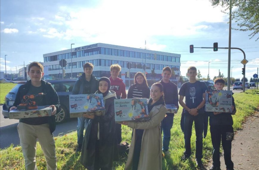 OHG Schüler beim Projektmanagement Tag bei Kooperationspartner ACPS in Ingersheim