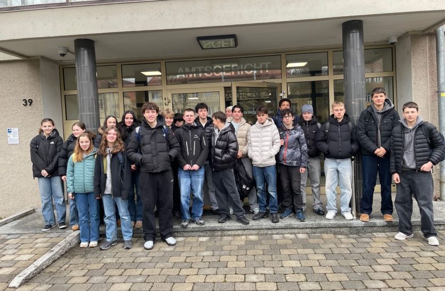 Exkursion der Klasse 9c zum Amtsgericht Ludwigsburg