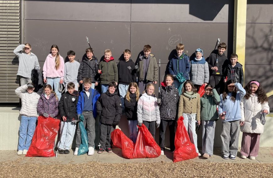 Klasse 5d räumt auf – Unsere Schule nimmt teil an der Putzaktion Putzteufelswild