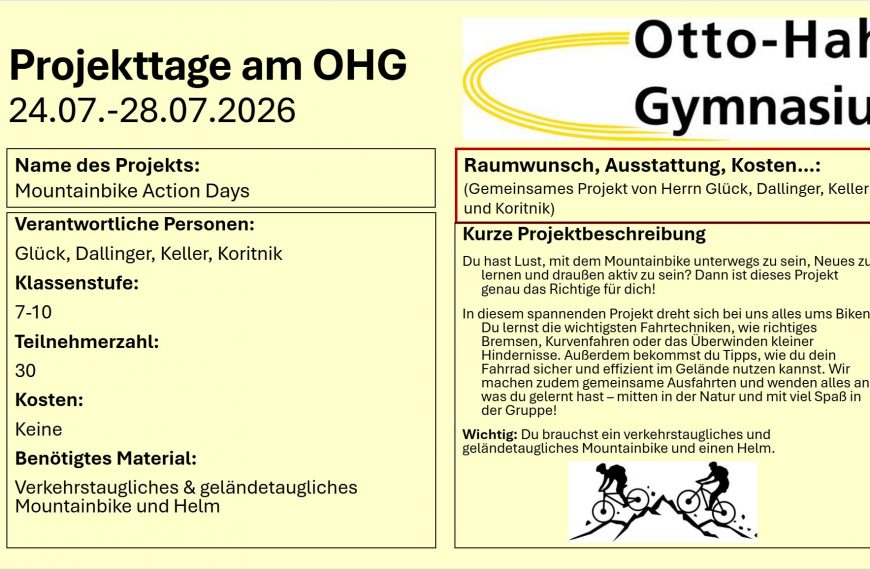Raumplanung Projekttage