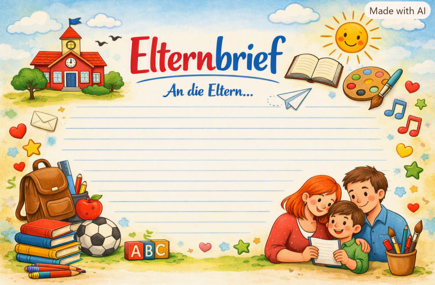 Elternbrief zum Schulstart